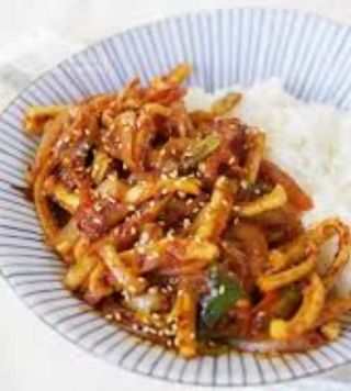 45.Пържени калмари(500г)