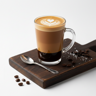 Espresso scurt cu lapte