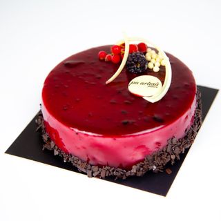 Pastel Frambuesa texturas pequeño (400 gr.)