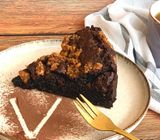 Brownie vegano sin gluten (ración)