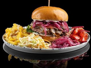 Combo truffel burger