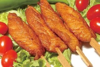 Spiedini di pollo BBQ