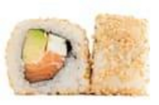 Uramaki de salmón (8 uds.)