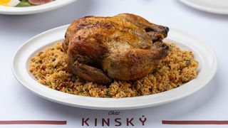 როტისერი ქათამი კუსკუსით