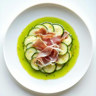 Crema di zucchine e speck