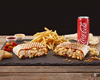 Tacos ( S ) + frite + boisson (Coca cola sprite ou fanta)