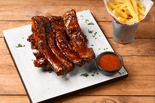 Double Rack Pork Square Ribs