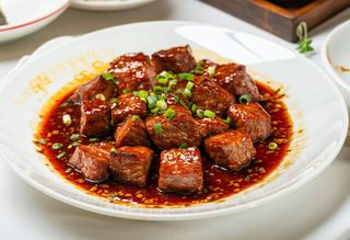 Wieprzowina w sosie pikantnym