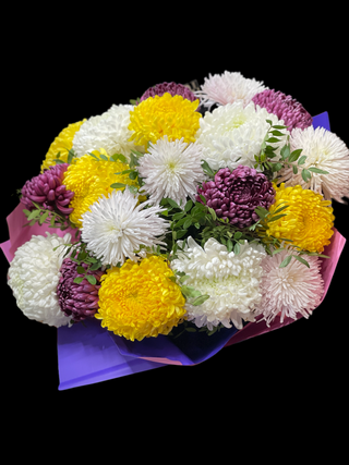 Buchet Gigant cu Crizanteme