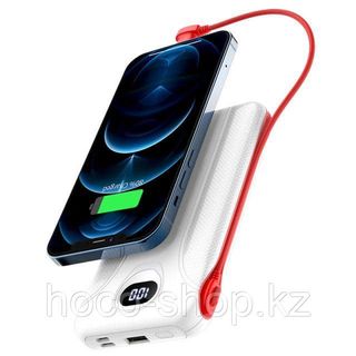 Внешний аккумулятор Hoco J71 10000mAh Lightning белый