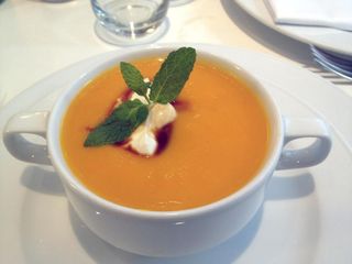 Crema de gamba roja