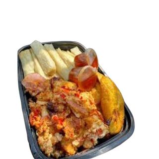 Crispy Fried Yam Platter