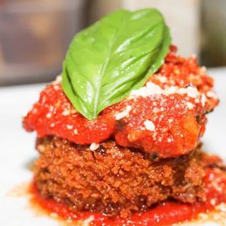 Frittatina parmigiana di melanzane