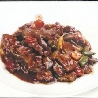 Ternera con salsa de ostra