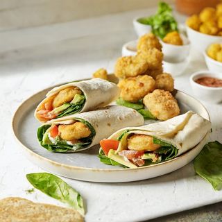 Wrap com nuggets