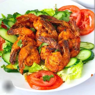 Tandoori prawn tikka