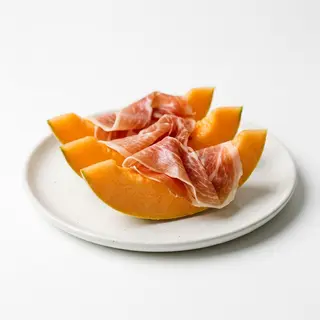 Melón con jamón serrano