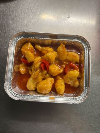 Pollo in salsa agrodolce