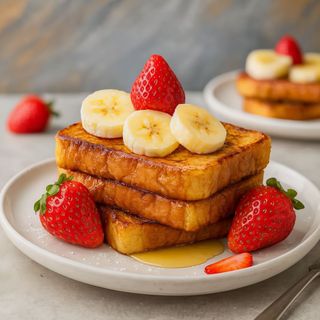 French Toast frutal