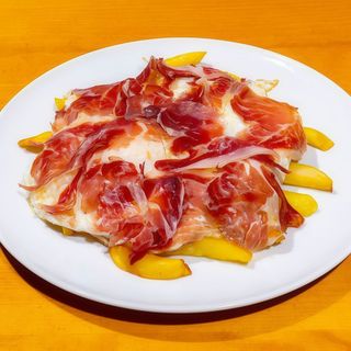 Huevos Camperos Con jamón