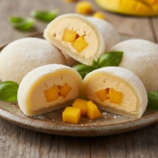 Mochi gelato ananas e mandarino