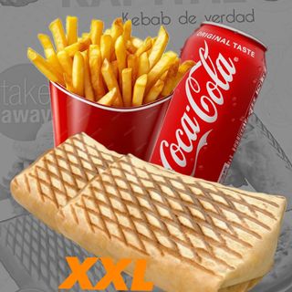 Menu kebab XXL