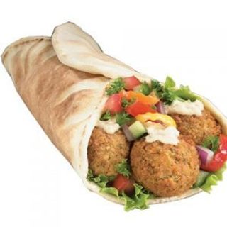 Rollo  falafel