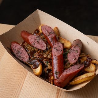 Діпи BBQ з ковбасками