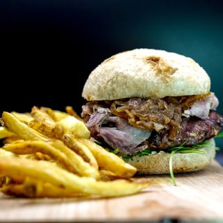 Hamburguesa Porchettona