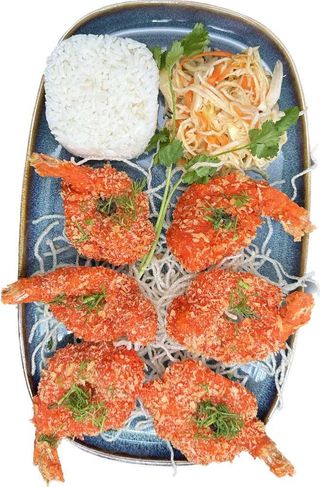 216.Krewetki królewskie chrupiące