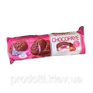 Бісквіт Сhocopaye Начинкою Маршмелоу /полуниця 216г