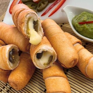 Tequeños de Queso Gouda y Jalapeño (TX), (4 Uds.)