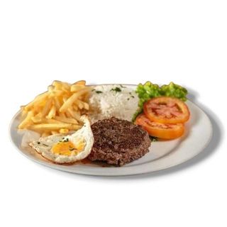 Hambúrguer de Vitela com Ovo