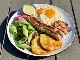 Сніданок з ковбасками (340g)