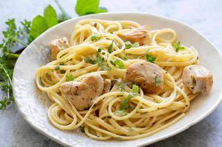 Spaghetti Au Poulet
