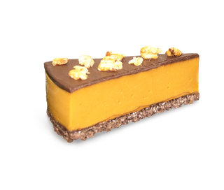 Felie tort vegan dovleac cu ciocolata