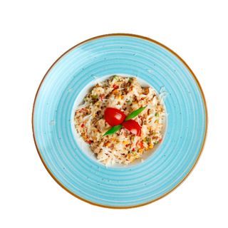 Ризото с пиле и зеленчуци  (350г)