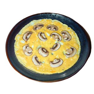 Омлет с грибами