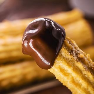 Churro Cubierto De Chocolate