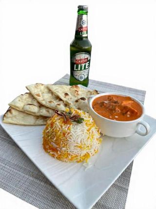 Butter Chicken New Year Special + Castle Lite