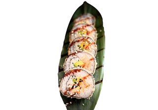 127. Futomaki salmone fritto 5  pezzi