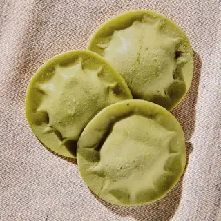 Sorrentino De Crema De Grana Padano Y Espinacas