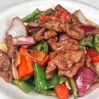 152.Manzo con pepe nero 黑椒炒牛肉