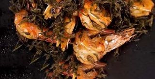 165. Gamberi alle foglie di tè