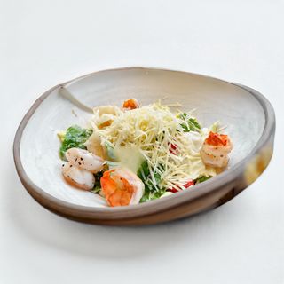 Салат "Цезарь" с креветками