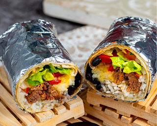 Burrito fajitas ternera