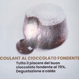 Coulant al cioccolato fondente