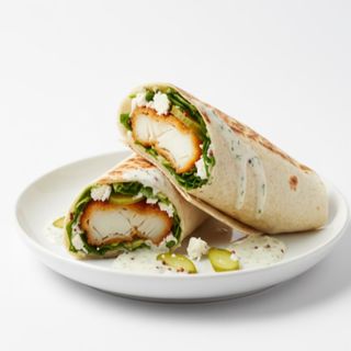 Roll de pescado adobado y frito