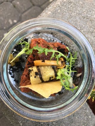 Tartara di manzo affumicato