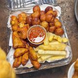 Small chops platter